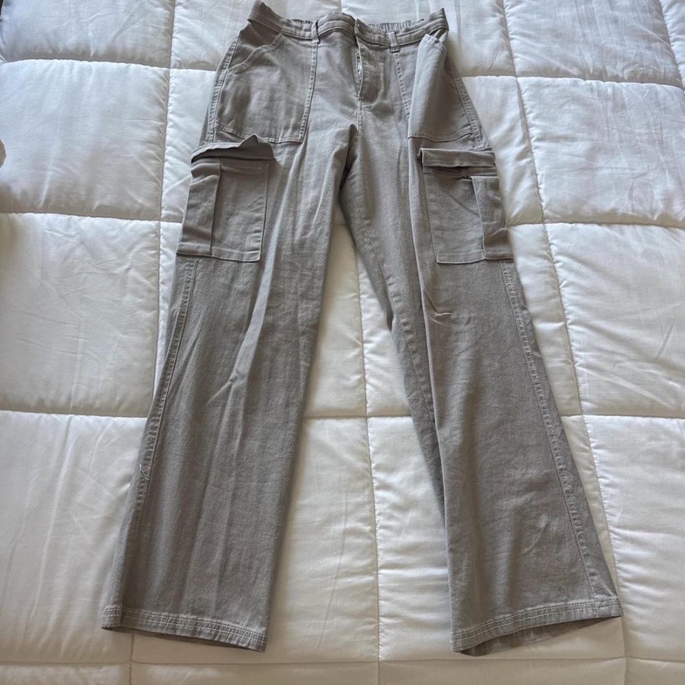 Gray Cargo Pants